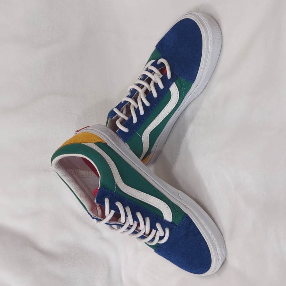 Vans Skate Sneakers - Old School Style Multi-Colored - Size 7 Women Size 5.5 Men